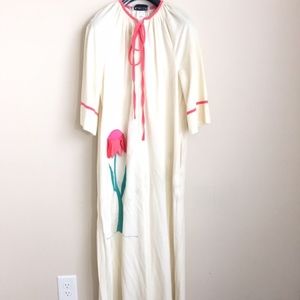 Vintage Housecoat Robe Model's Coat 70's Mrs Roper